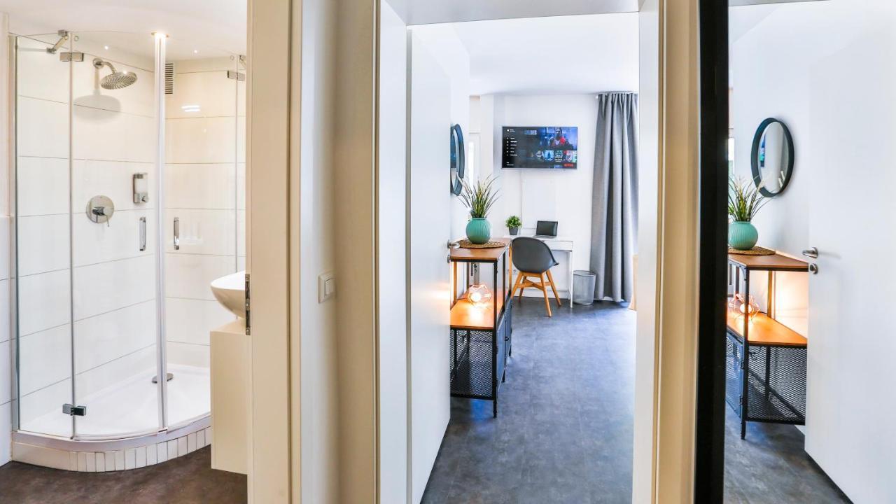 Studio HIRSCH56 - Zentral-Ruhig-Terrasse-Netflix Karlsruhe Esterno foto
